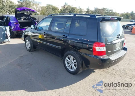 2006 Toyota Highlander Hybrid Limited V6 z USA, uszkodzony, nr VIN JTEEW21A760021424